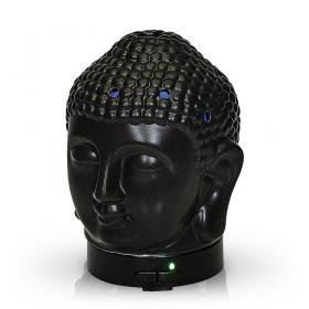 Buddha Head Black Ceramic Diffuser